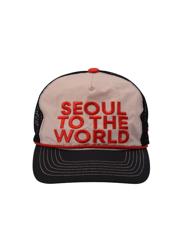FRU& NEEDLE POINT MIX MASH CAP_RED&BLACK
